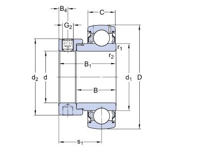   SKF YET 208