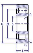  SKF NU 2210 ECP