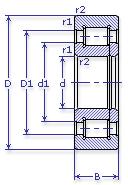  SKF NUP 306 ECP